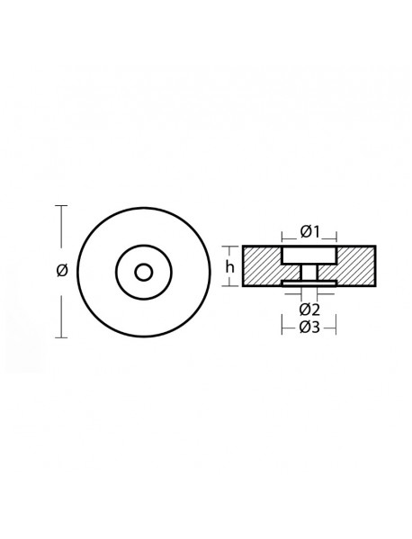 Tecnoseal Kıç Ayna Tutyası 125x38mm