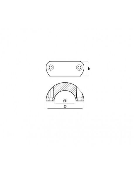Tecnoseal Dar Şaft Tutyası Ø25mm Tecnoseal Dar Şaft Tutyası Ø25mm