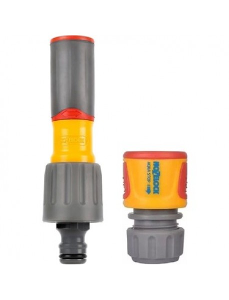 Hozelock 100226H 3 Ayarlı Sprey Başlıklı Hortum Ucu Tabancası+Stoplu Hortum Bağlantısı 1/2"
