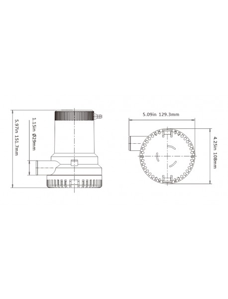 Seaflo Sintine Pompası 2000 Gph. 12v