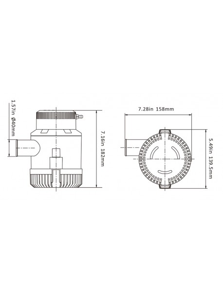 Seaflo Sintine Pompası 3000 Gph. 24v