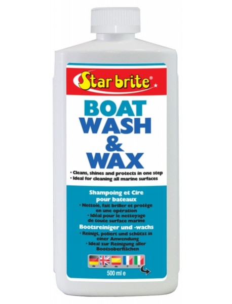 Star Brite Tekne Temizlik Deterjanı Ve Wax 500ml.